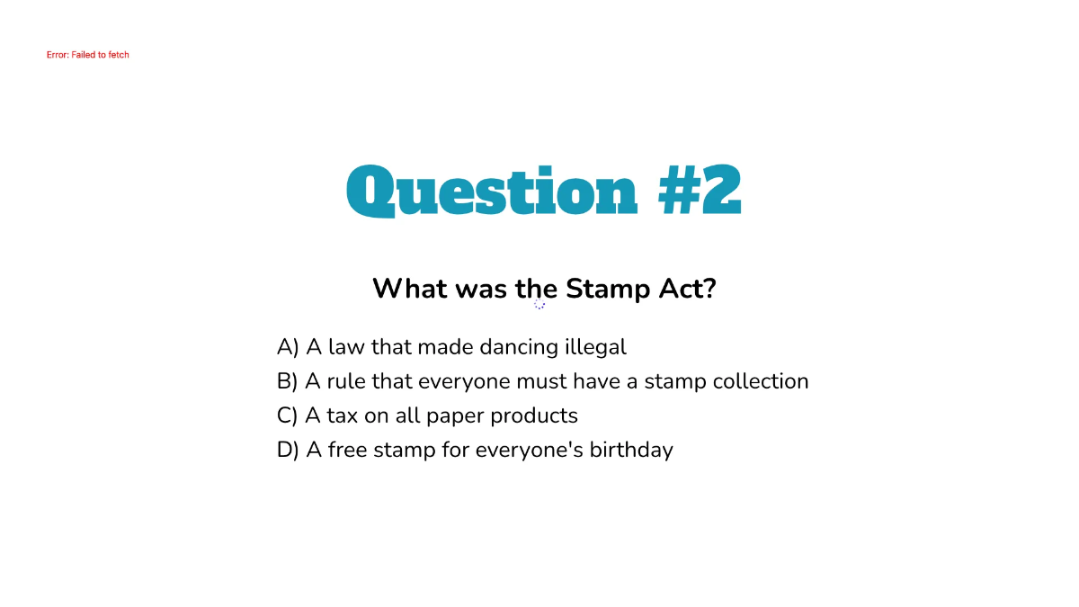 Free Causes of the American Revolution Template to Edit Online