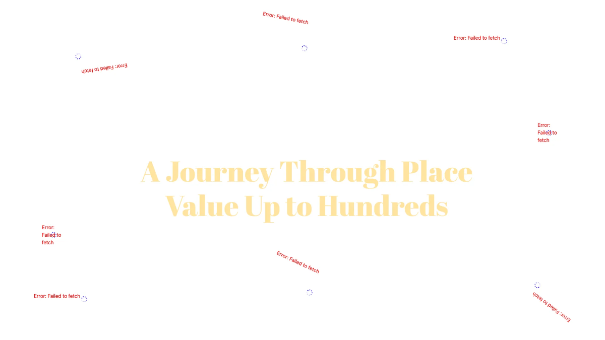 Free Place Value Models - Up To Hundreds Template to Edit Online