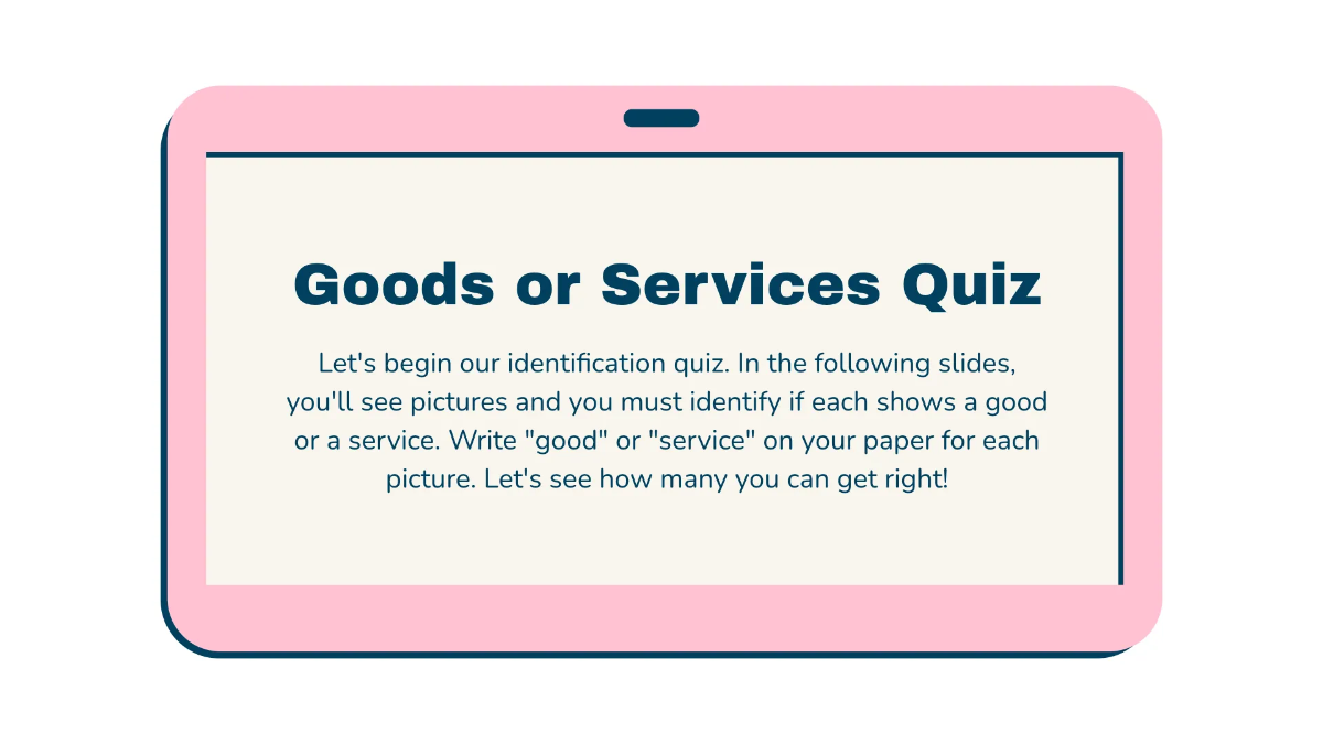 Free Goods and Services Template to Edit Online