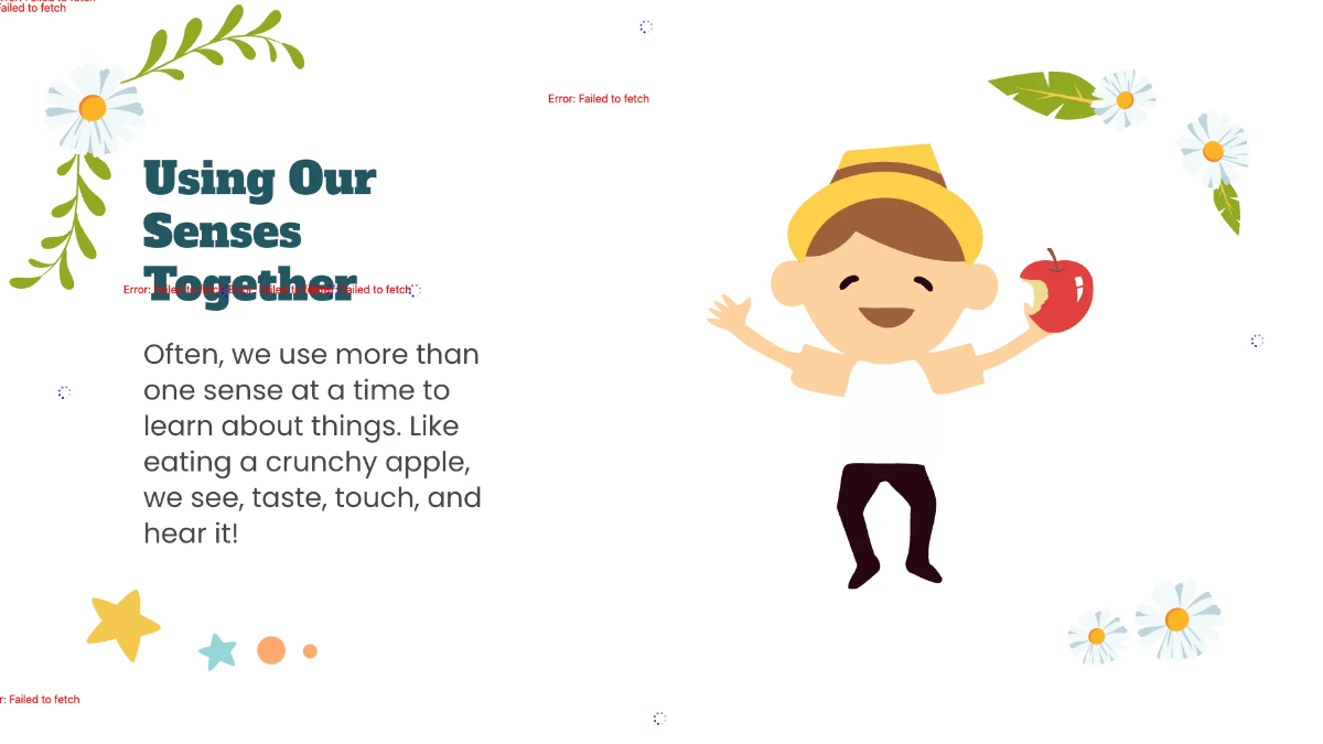 Free Five Senses Template to Edit Online