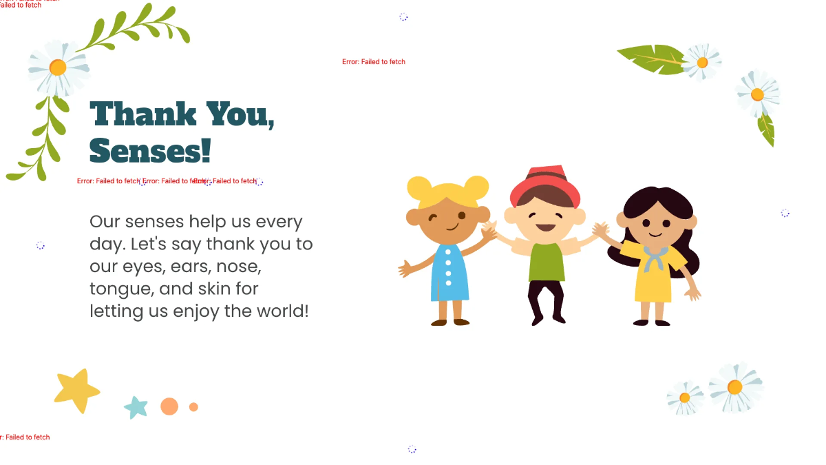 Free Five Senses Template to Edit Online