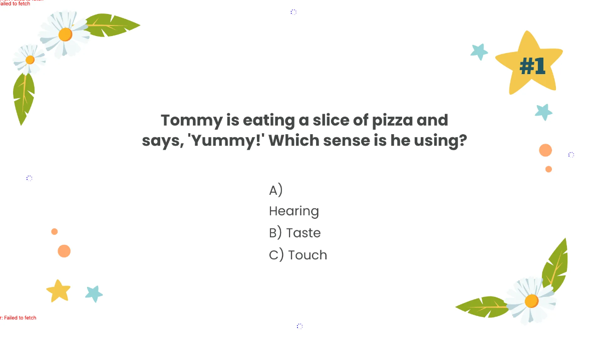 Free Five Senses Template to Edit Online