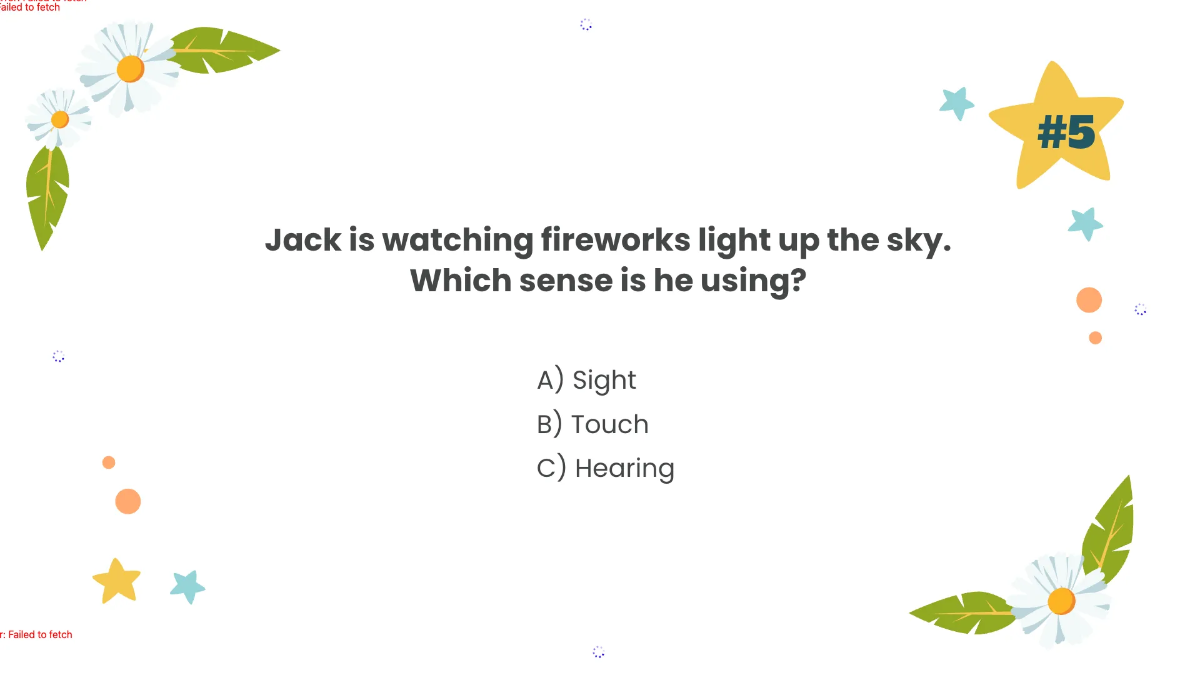 Free Five Senses Template to Edit Online