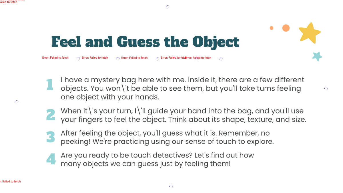 Free Five Senses Template to Edit Online