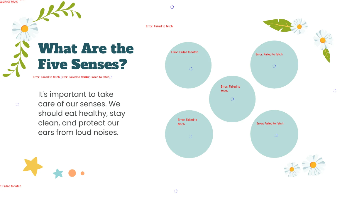 Free Five Senses Template to Edit Online