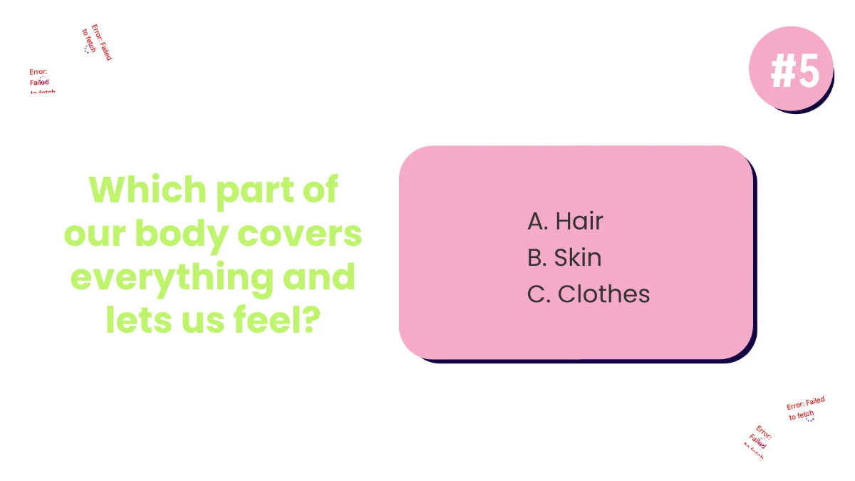 Free Body Parts and Their Functions Template to Edit Online