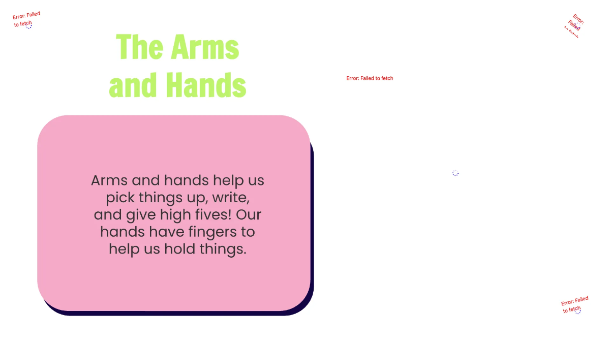 Free Body Parts and Their Functions Template to Edit Online