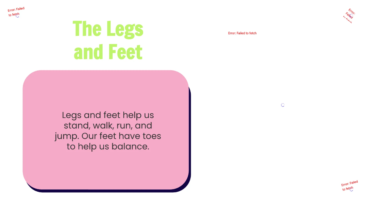 Free Body Parts and Their Functions Template to Edit Online