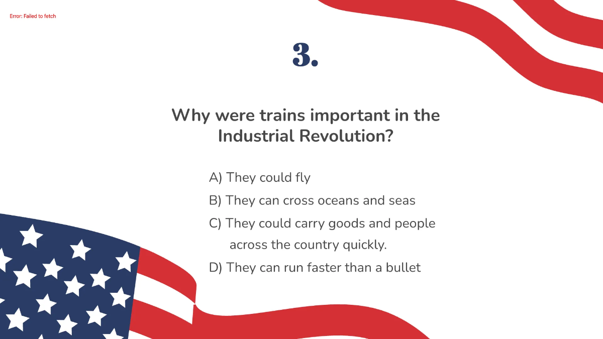 Free Industrial Revolution in America Template to Edit Online