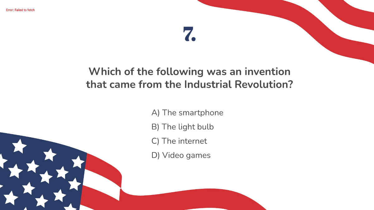 Free Industrial Revolution in America Template to Edit Online