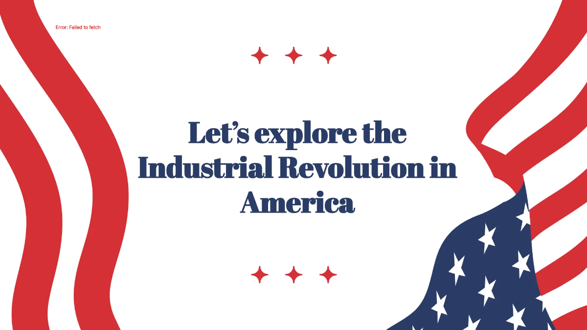 Free Industrial Revolution in America Template to Edit Online