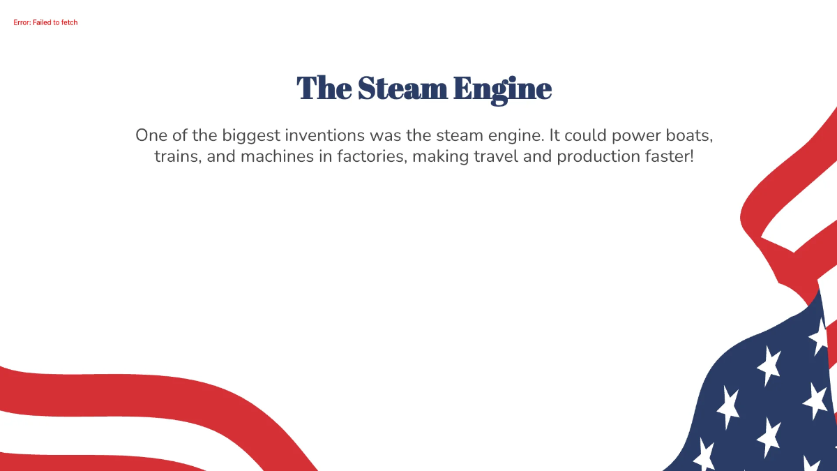 Free Industrial Revolution in America Template to Edit Online