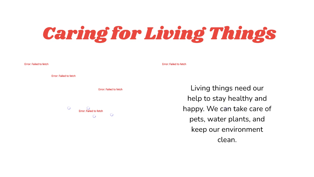 Free Characteristics of Living Things Template to Edit Online