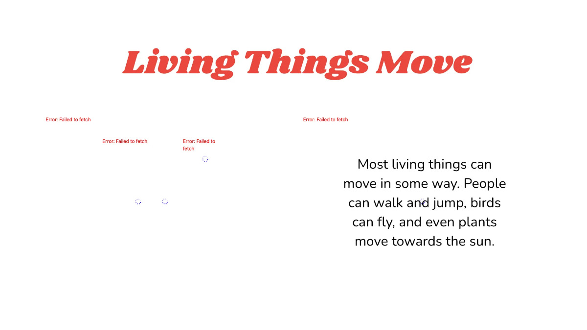 Free Characteristics of Living Things Template to Edit Online