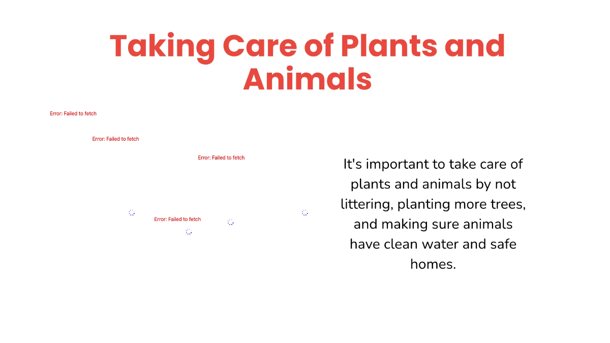 Free Plants and Animals Template to Edit Online