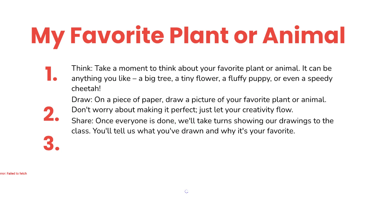 Free Plants and Animals Template to Edit Online