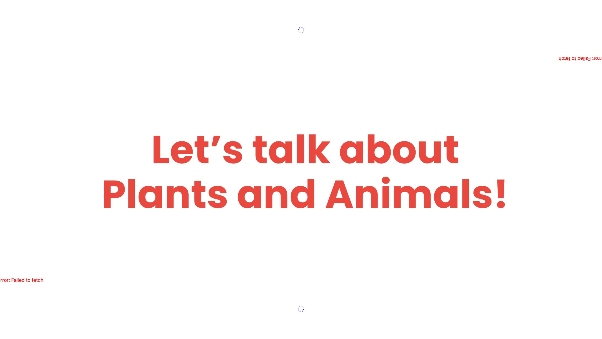 Free Plants and Animals Template to Edit Online
