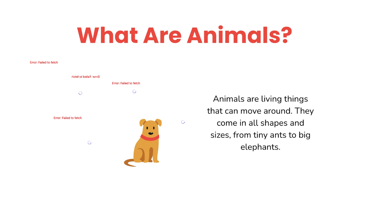 Free Plants and Animals Template to Edit Online