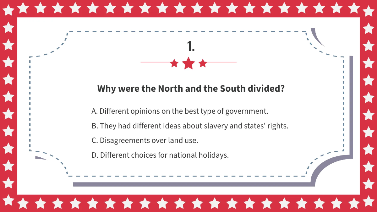 Free Causes of the Civil War Template to Edit Online