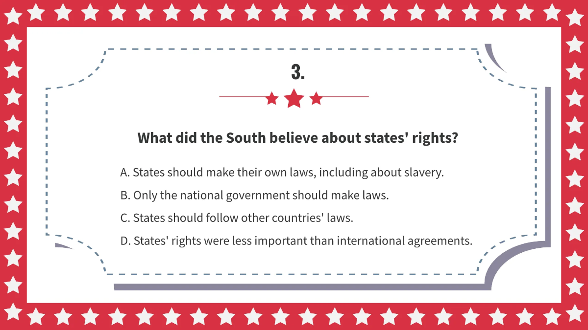 Free Causes of the Civil War Template to Edit Online