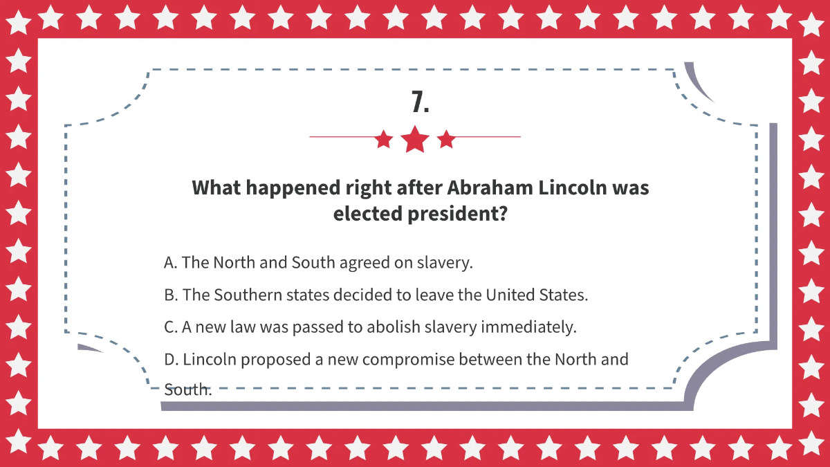 Free Causes of the Civil War Template to Edit Online