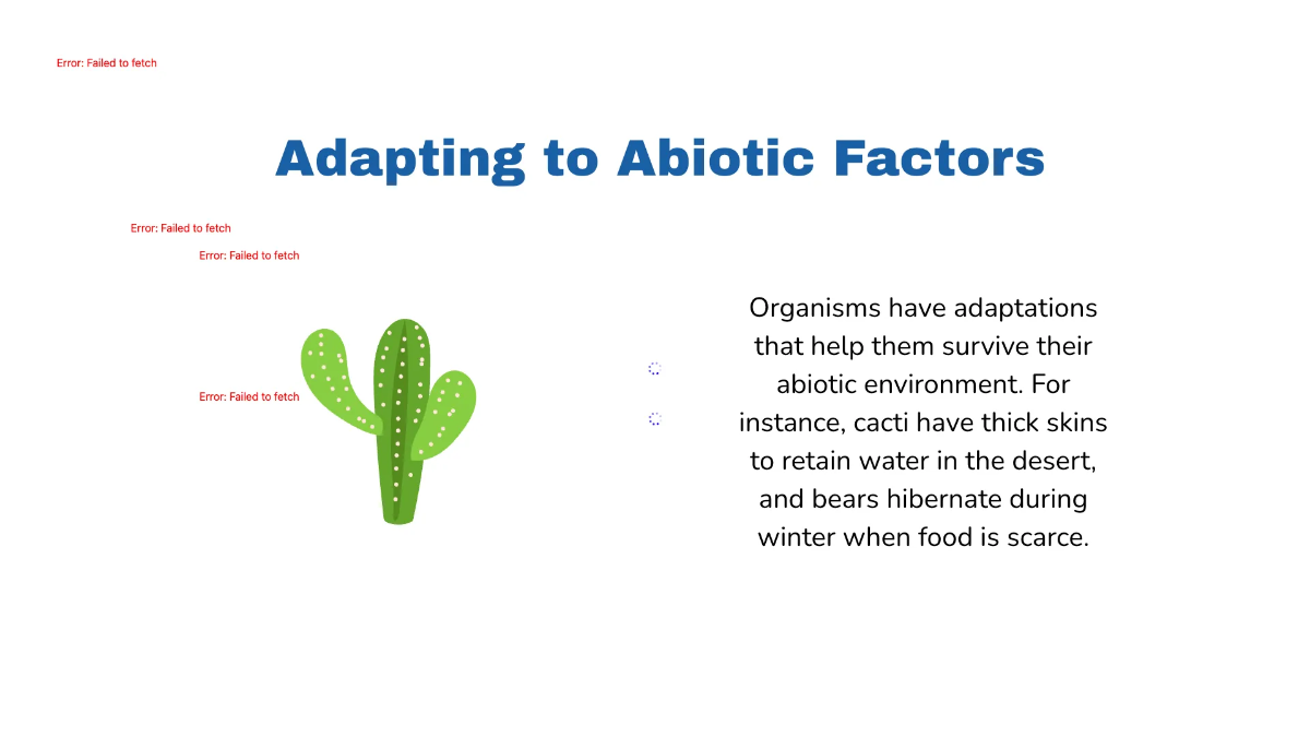 Free Biotic vs. Abiotic Factors Template to Edit Online