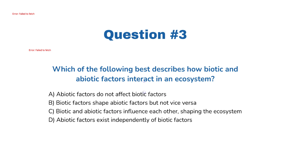 Free Biotic vs. Abiotic Factors Template to Edit Online