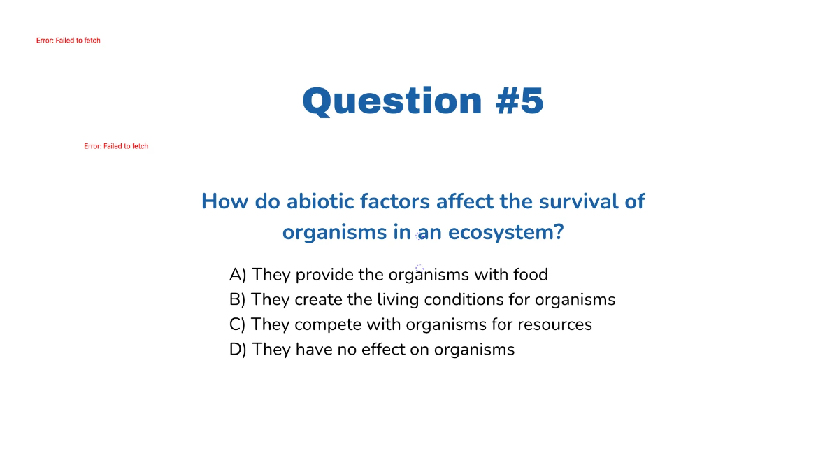 Free Biotic vs. Abiotic Factors Template to Edit Online