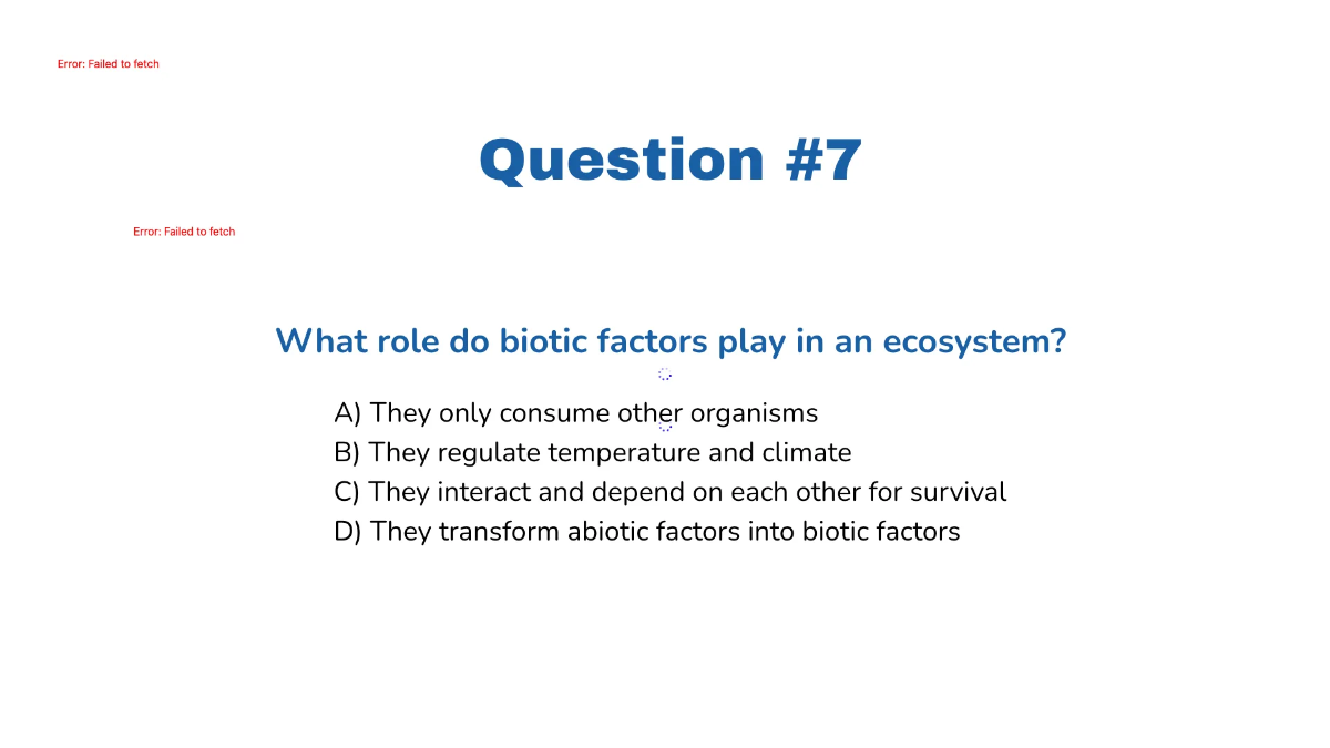 Free Biotic vs. Abiotic Factors Template to Edit Online