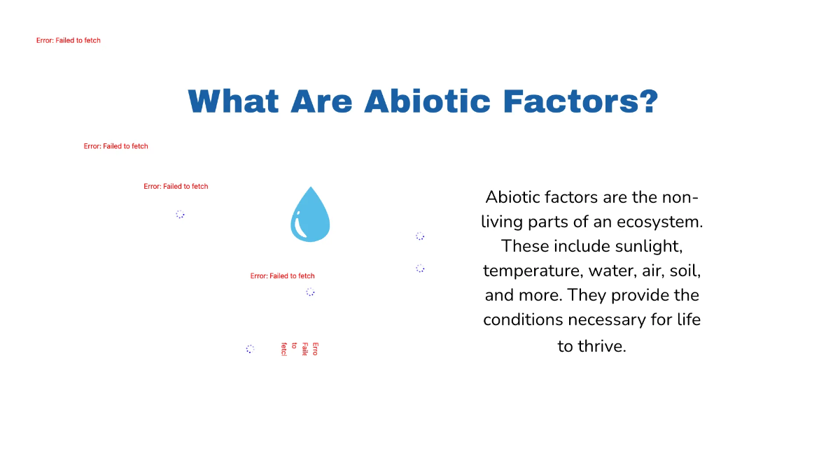 Free Biotic vs. Abiotic Factors Template to Edit Online