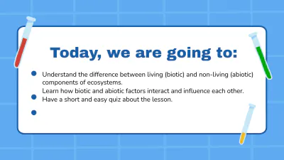 Free Biotic vs. Abiotic Factors to Edit Online