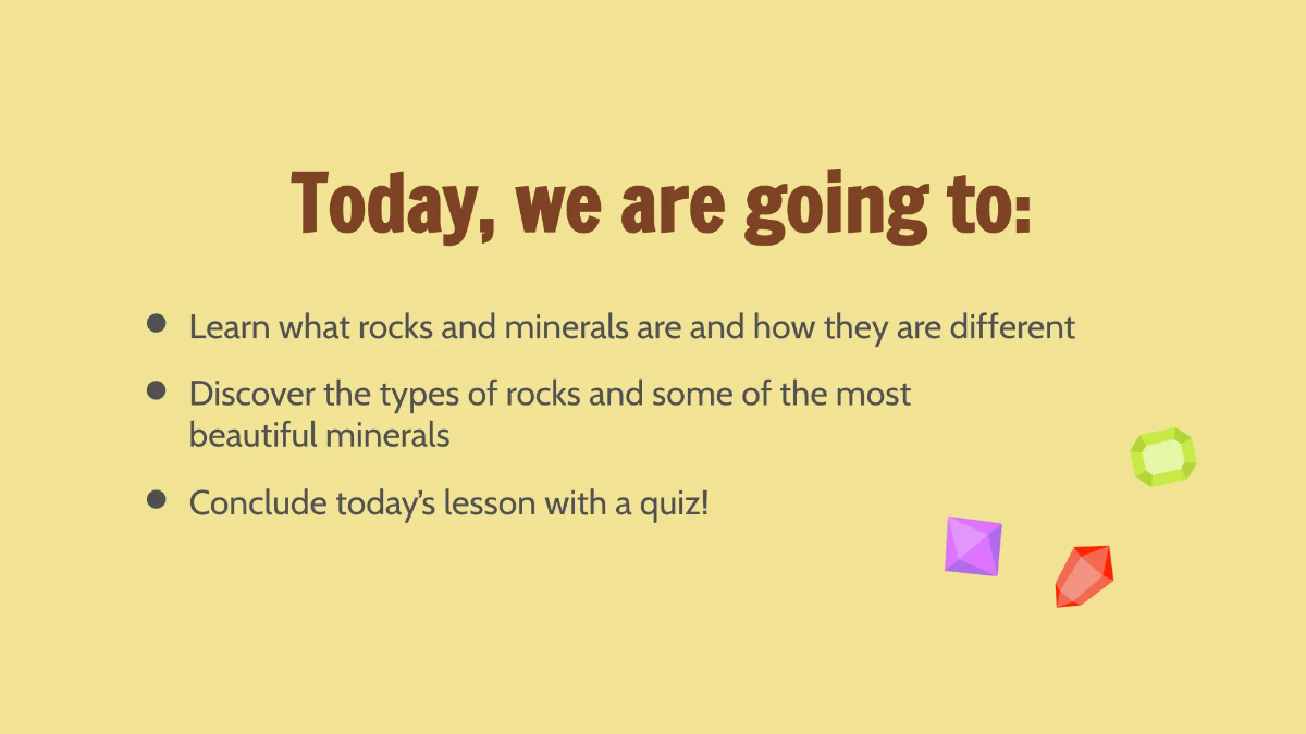 Free Rocks and Minerals Template to Edit Online