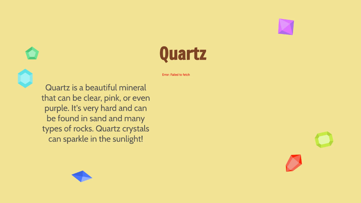 Free Rocks and Minerals Template to Edit Online