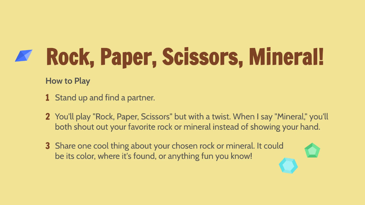 Free Rocks and Minerals Template to Edit Online
