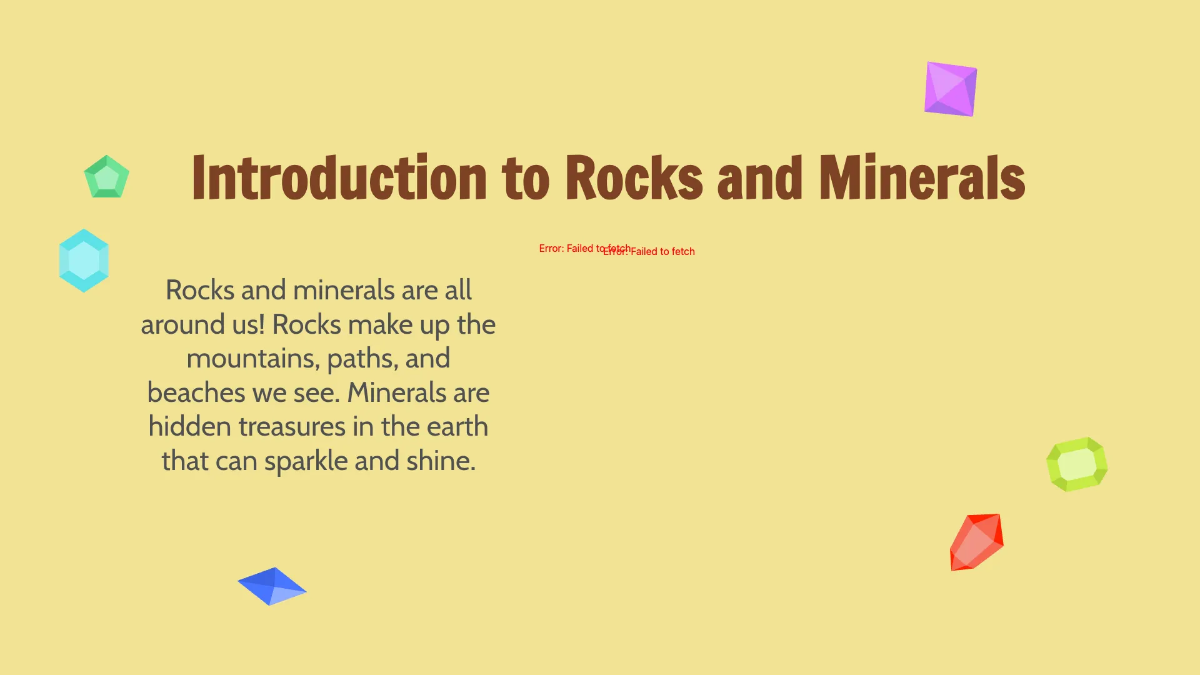 Free Rocks and Minerals Template to Edit Online