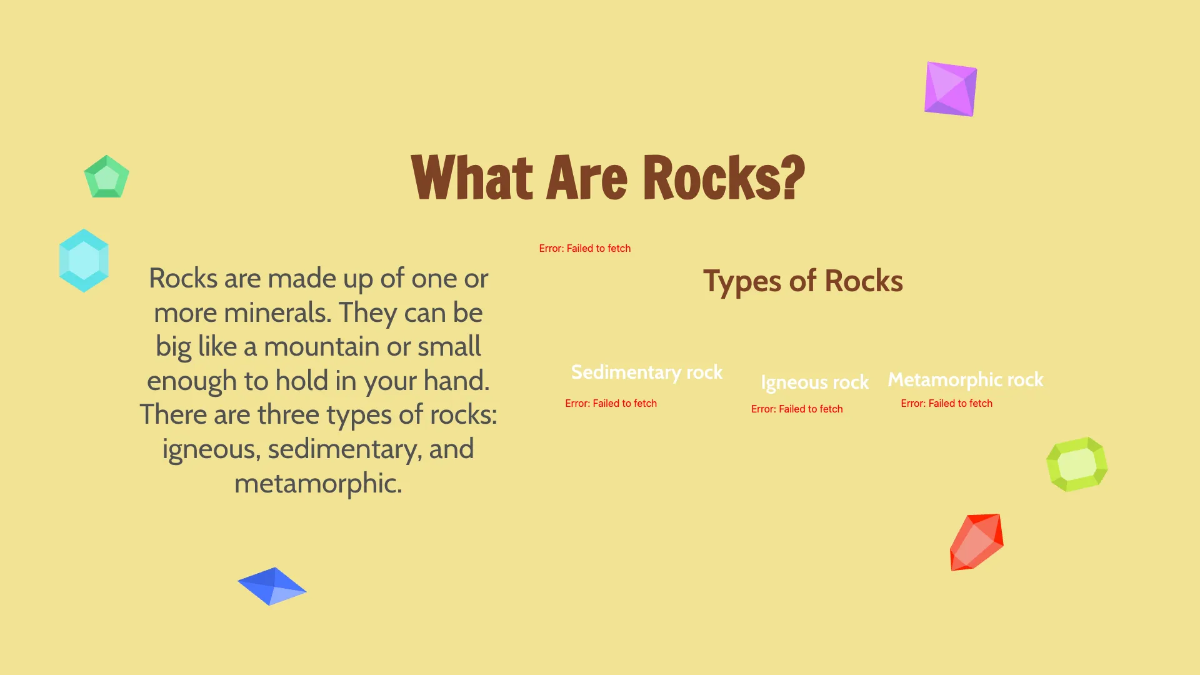 Free Rocks and Minerals Template to Edit Online