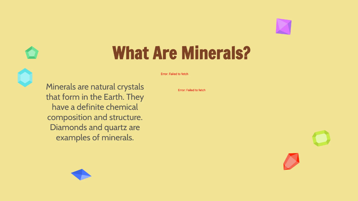 Free Rocks and Minerals Template to Edit Online