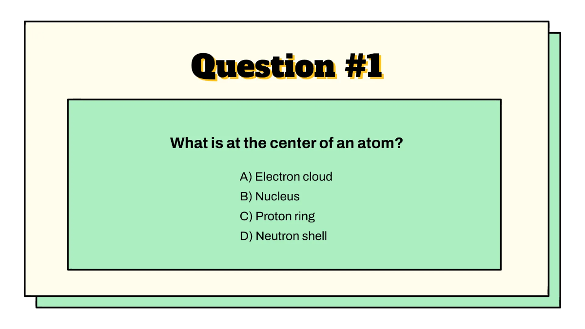 Free Atoms and Elements Template to Edit Online