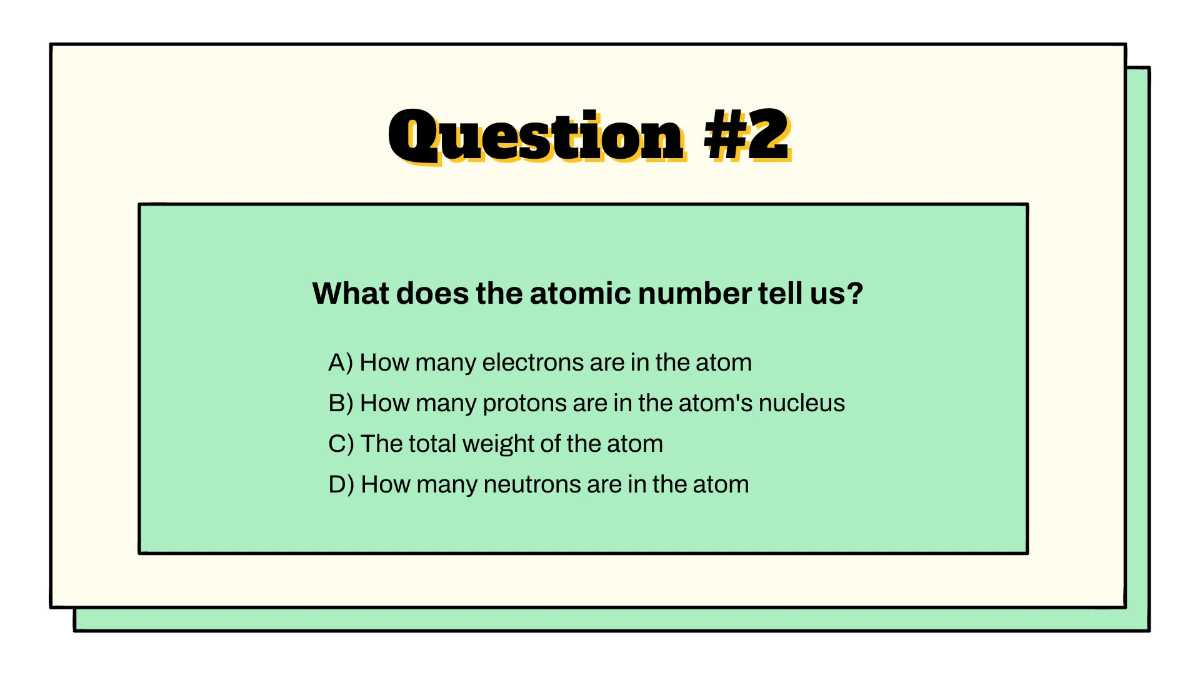 Free Atoms and Elements Template to Edit Online