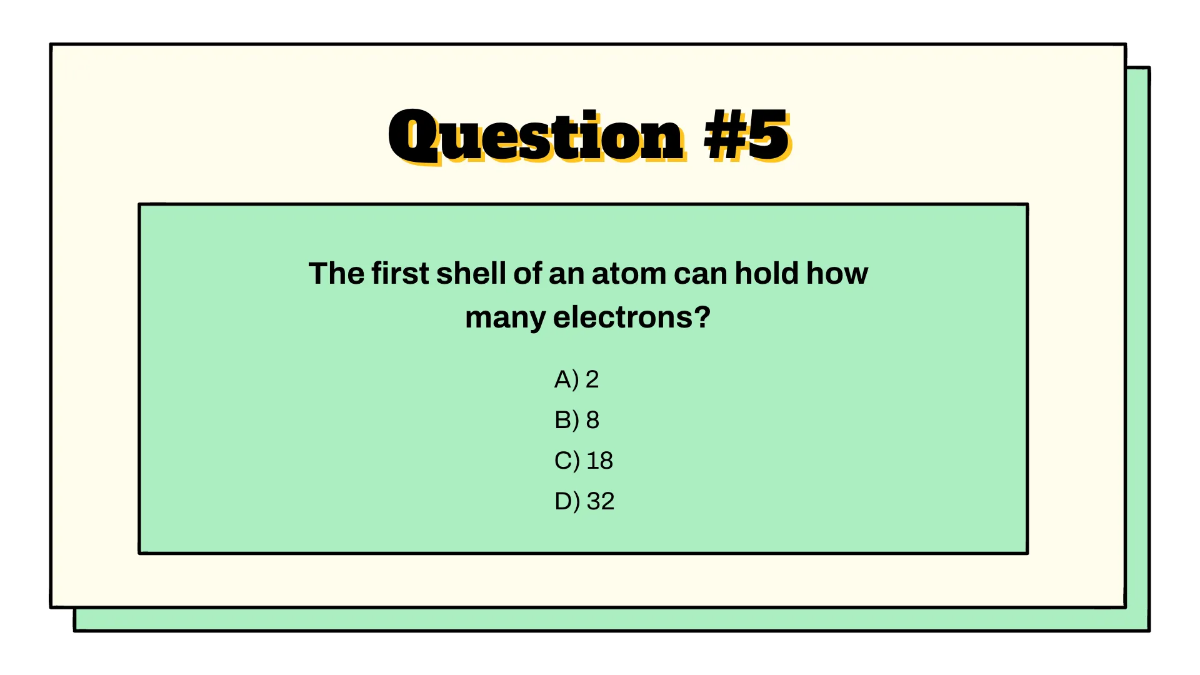 Free Atoms and Elements Template to Edit Online