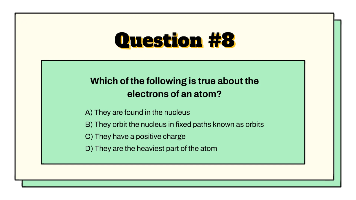 Free Atoms and Elements Template to Edit Online