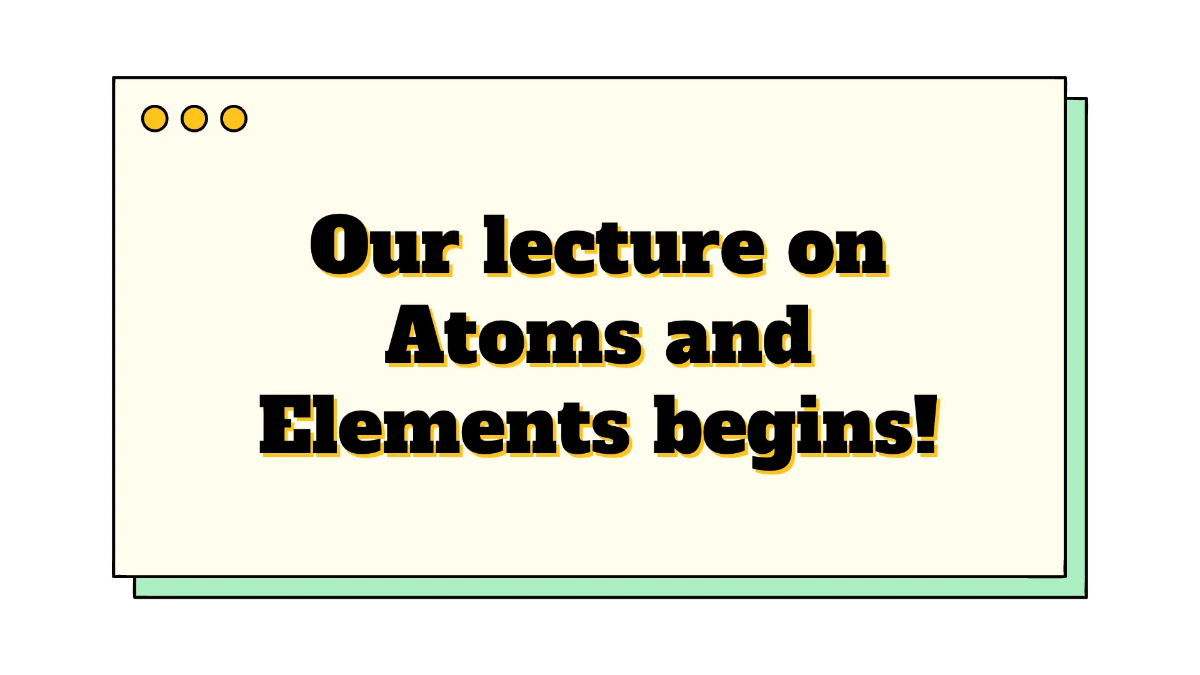 Free Atoms and Elements Template to Edit Online