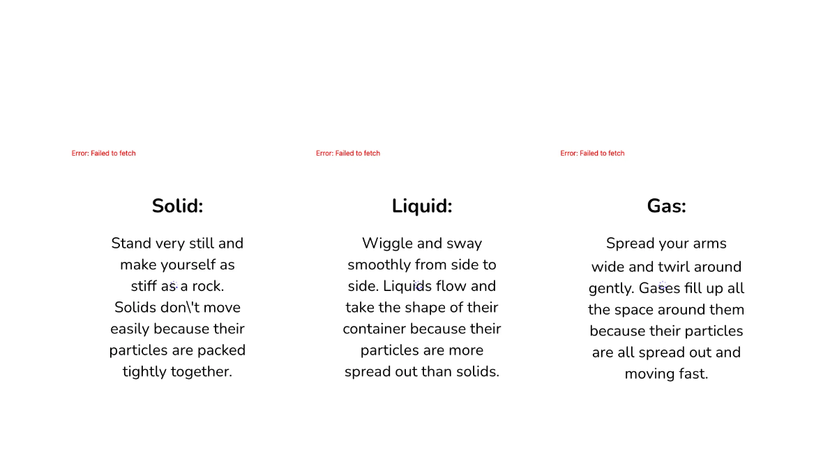 Free States of Matter Template to Edit Online