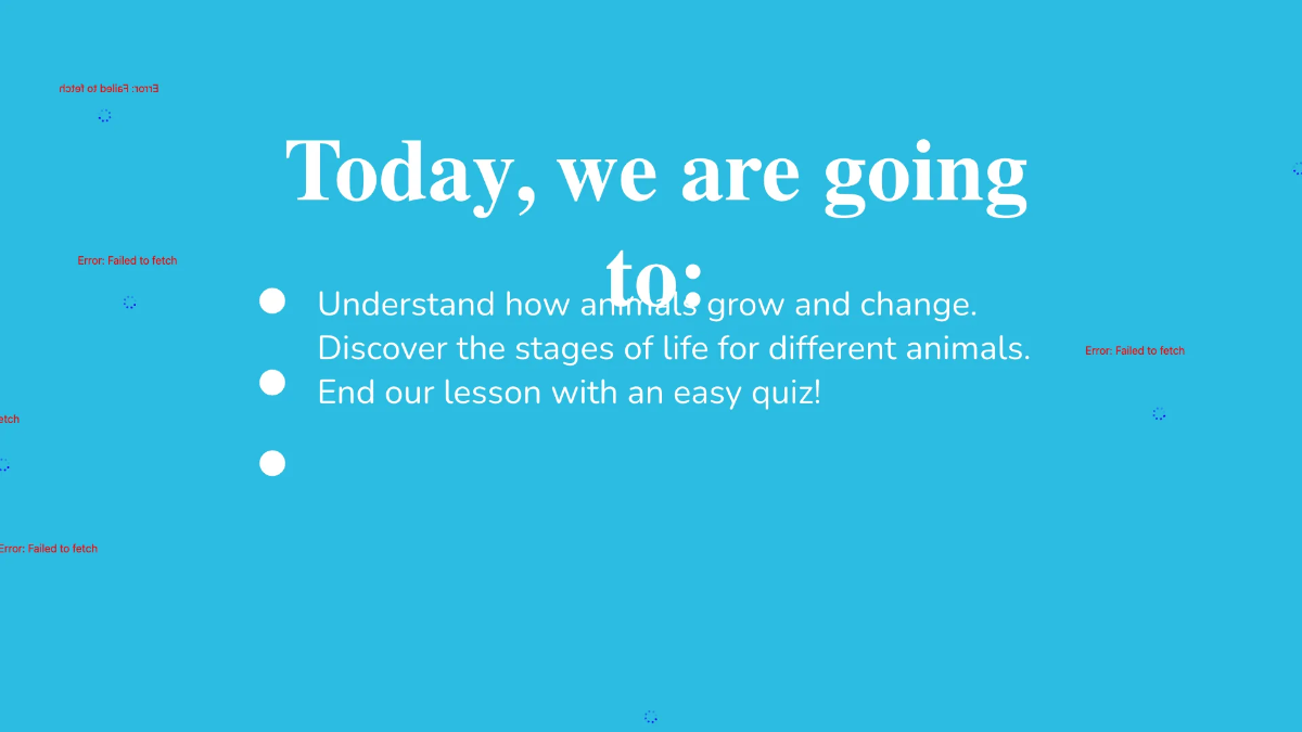 Free Different Animals' Life Cycles Template to Edit Online
