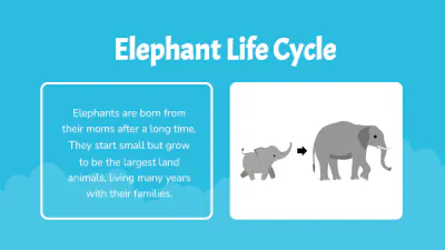 Free Different Animals' Life Cycles to Edit Online