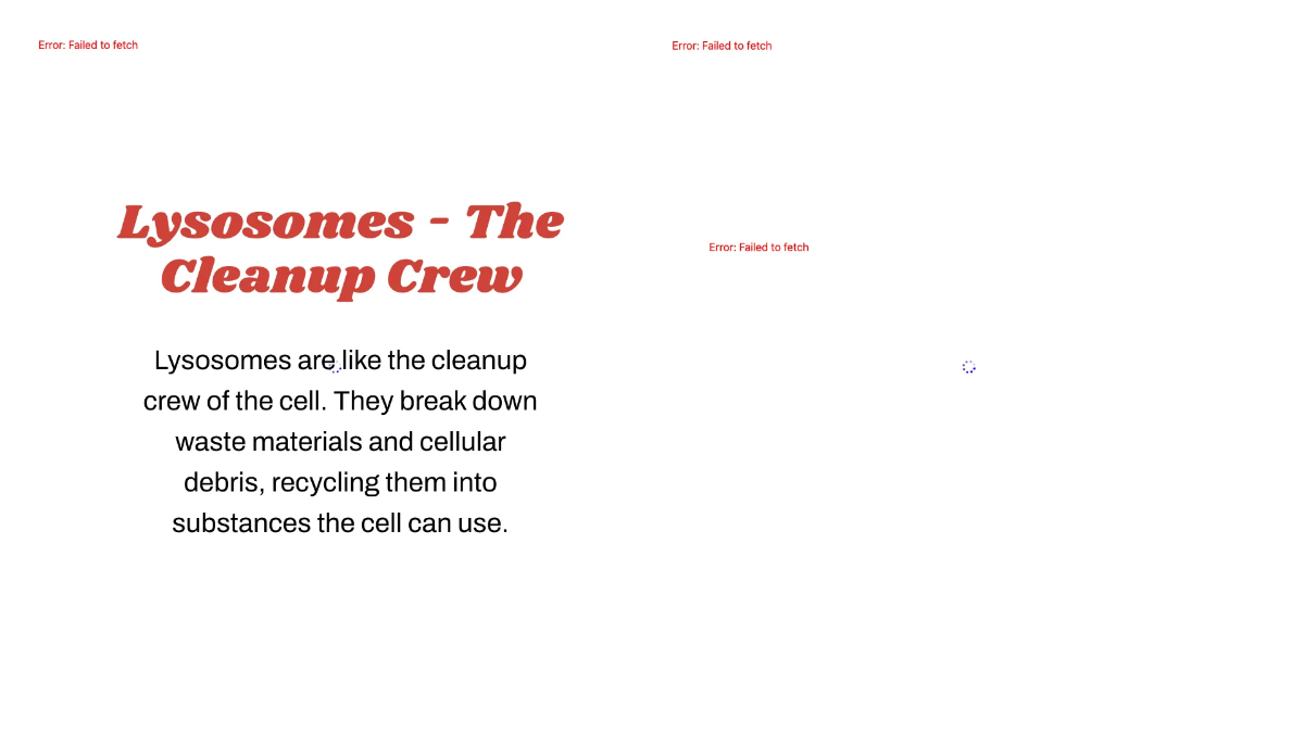 Free Cell Organelles Template to Edit Online