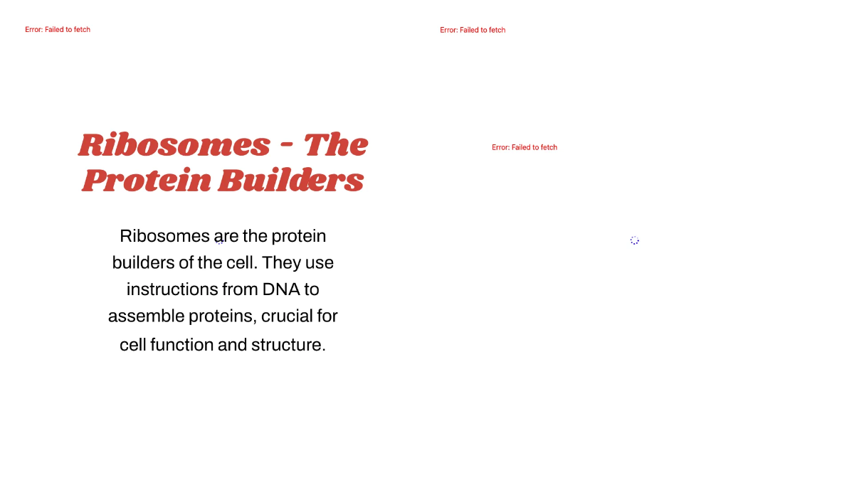 Free Cell Organelles Template to Edit Online