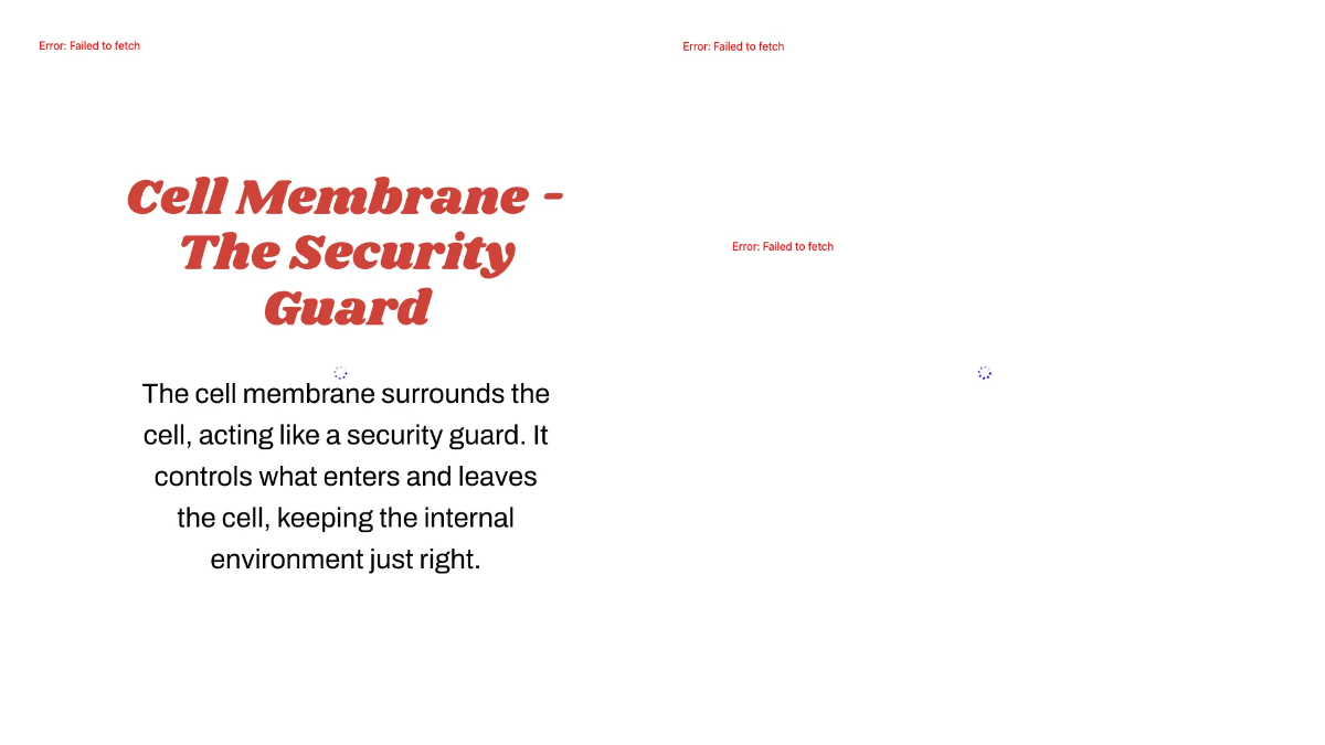 Free Cell Organelles Template to Edit Online