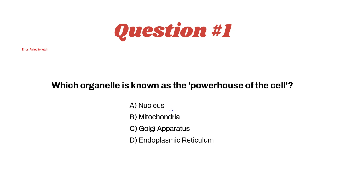 Free Cell Organelles Template to Edit Online