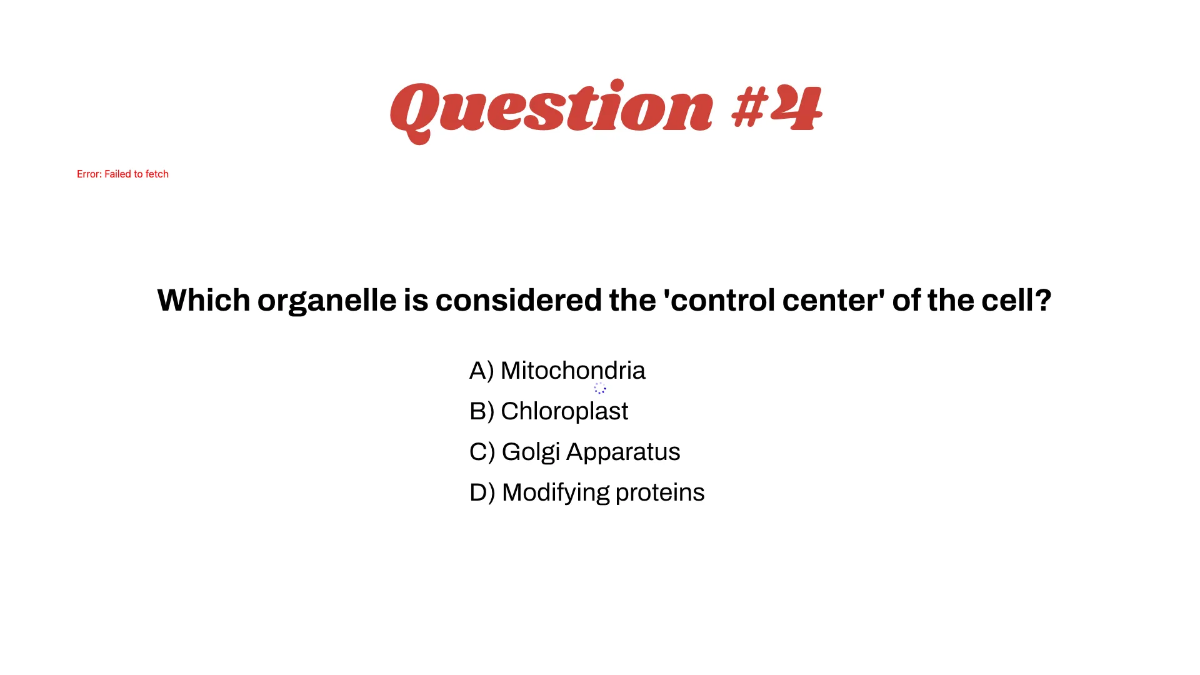 Free Cell Organelles Template to Edit Online